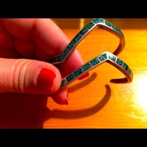 Bundle Only! Asymmetric Turquoise Cuff Bracelets